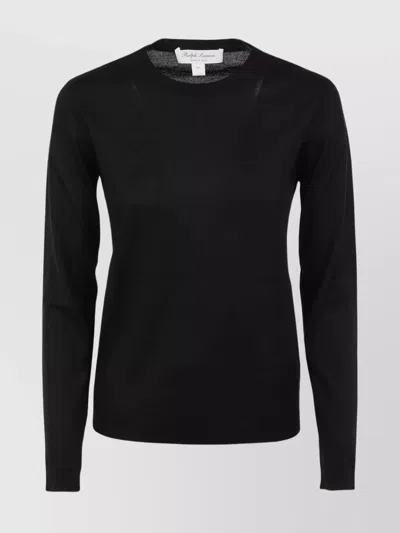 Ralph Lauren Ls Cn-long Sleeve-pullover In Black