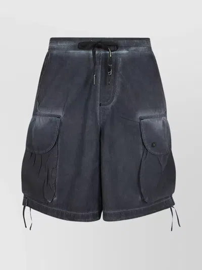 A Paper Kid Nylon Shorts Unisex In Black
