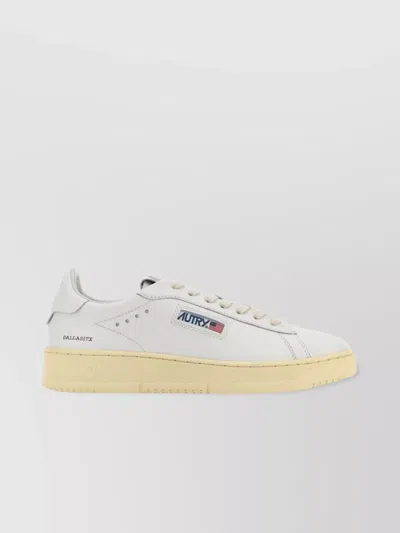 Autry Leather Medalist Low-top Sneakers In White