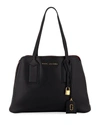 MARC JACOBS THE EDITOR LARGE PEBBLED LEATHER TOTE BAG,PROD200960104