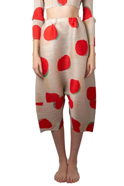 Issey Miyake Pleats Please  Bean Dots High In Multi