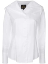 VIVIENNE WESTWOOD ANGLOMANIA OVERSIZED COLLAR SHIRT,2240108910012290716