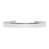 Le Gramme Silver Polished 'le 21 Grammes' Ribbon Bracelet