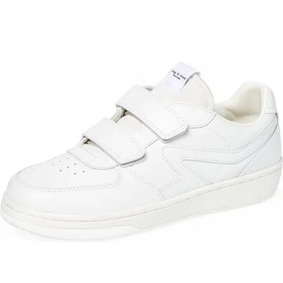 Rag & Bone Retro Court Strap Sneaker In White