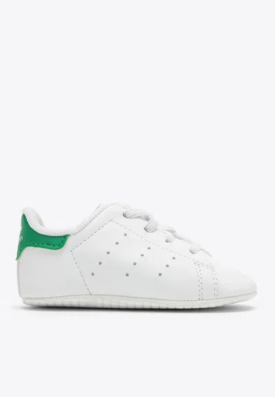Adidas Originals Babies Stan Smith Crib Leather Sneakers In White