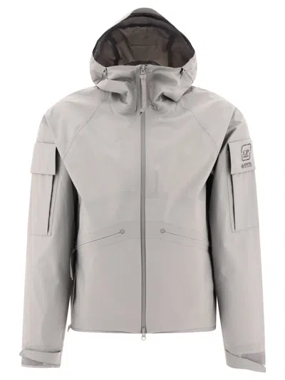 C.p. Company Gore-tex 3l Infinium Hooded Jacket In Grey
