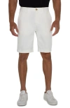 Liverpool Los Angeles Twill Shorts In Porcelain