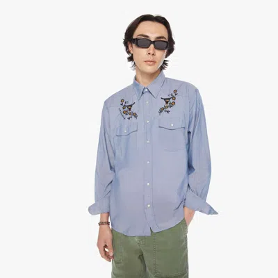 Mother The Galloping Kid Bullroar Shirt In Blue
