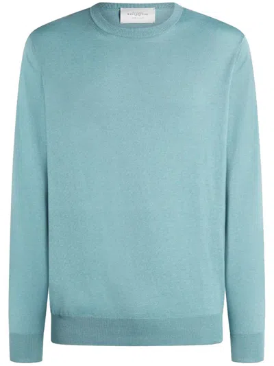 Ballantyne Round Neck Pullover Clothing In Blue