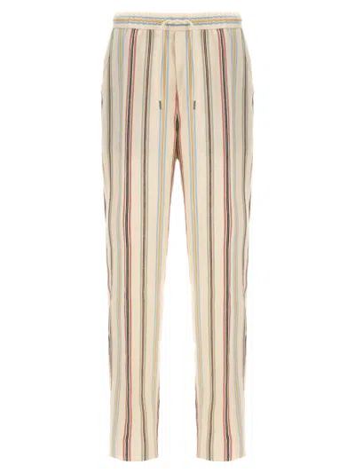 Etro Striped Pants In Multicolor