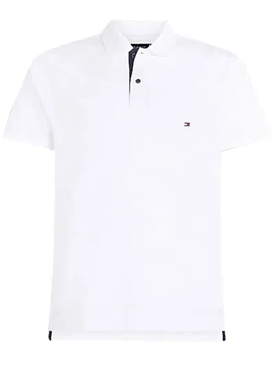 Tommy Hilfiger Monotype Placket Reg Polo Clothing In White