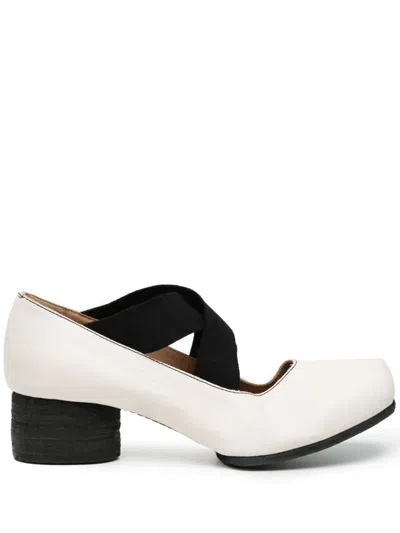 Uma Wang Square Toe Slip In White