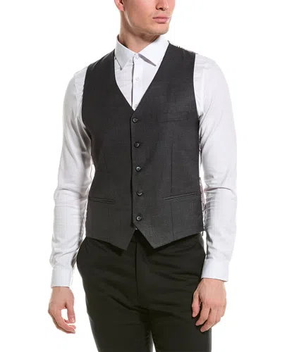 Paisley & Gray Eaton Slim 5-button Vest In Grey
