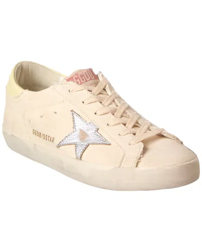Golden Goose Superstar Canvas & Leather Sneaker In White