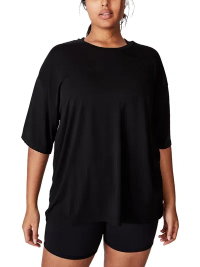 Cotton On Plus Womens Curve Active Shirts & Tops In Black