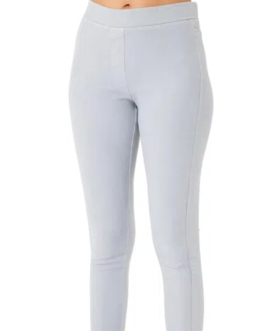 Angel Apparel High Rise Jegging In Light Gray In Multi