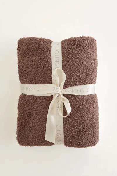 Z Supply Must Have Plush Blanket In Dusty Taupe In Brown