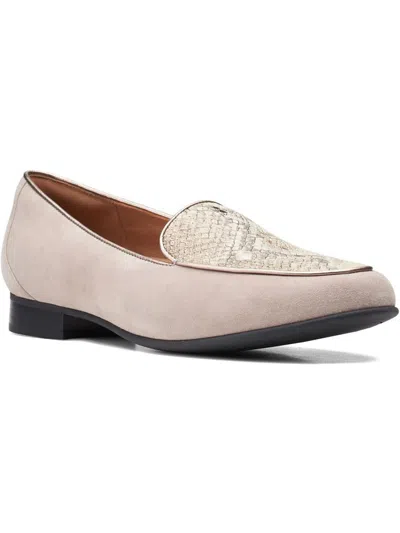 Unstructured By Clarks Un Blush Ease Womens Leather Slip On Loafers In Multi