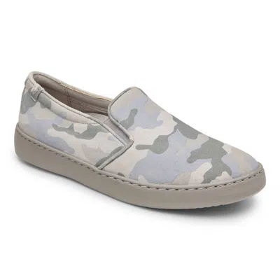 Vionic Avery Pro Camo Sneakers In Grey In White