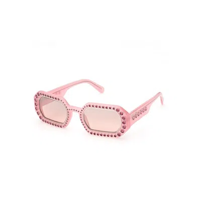 Swarovski Women's 48 Mm Pink Sunglasses 5636336