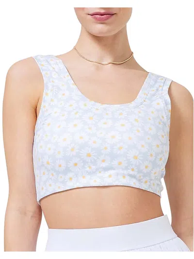 Terez Womens Fitness Activewear Sports Bra In Multi