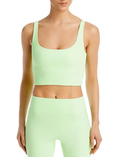 All Access Tempo Womens Fitness Workout Sports Bra In Green