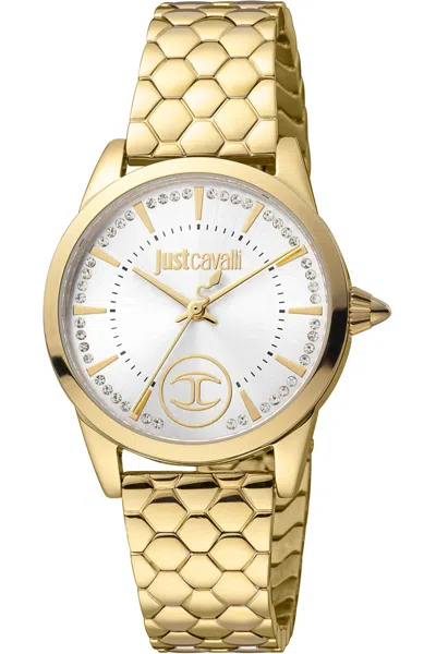 Just Cavalli Women's 32mm Gold Tone Quartz Watch Jc1l087m0255