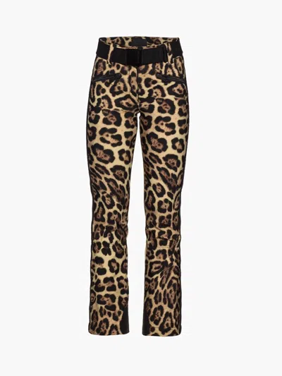 Goldbergh Women's Jaguar Belted Ski Pants In Multi