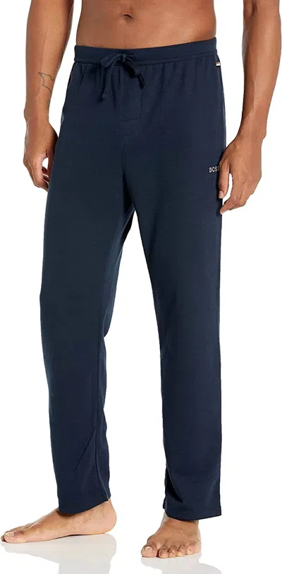 Hugo Boss Men's Waffle Lounge Pants In Navy Blue