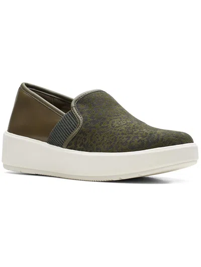 Clarks Layton Petal Womens Casual And Fashion Sneakers In Green