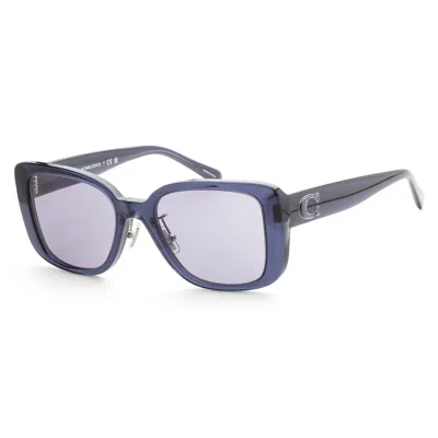 Coach Women's 54 Mm Blue Sunglasses Hc8352-571480-54 In Multi