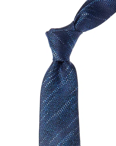 Canali Blue Silk Tie