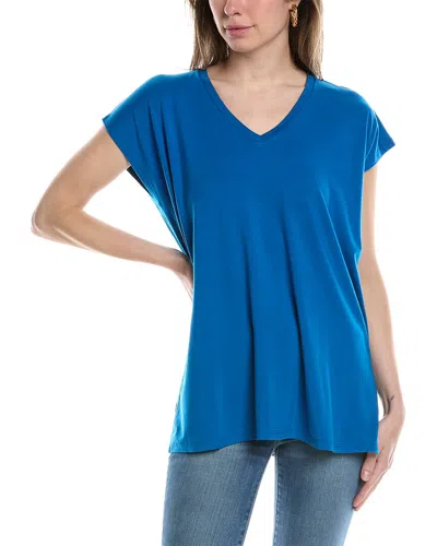 Eileen Fisher Boxy Top In Blue