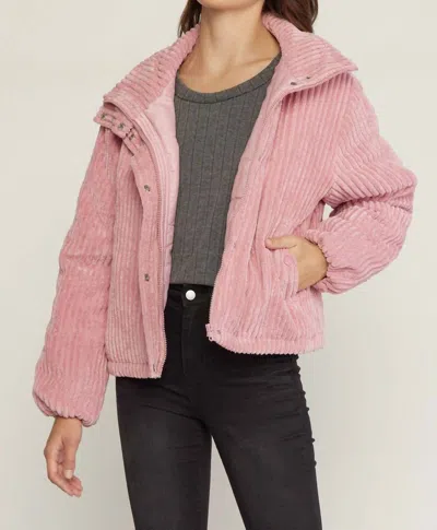 Entro Candy Kisses Jacket In Pink