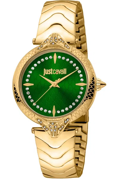 Just Cavalli Women's 32mm Gold Tone Quartz Watch Jc1l238m0075