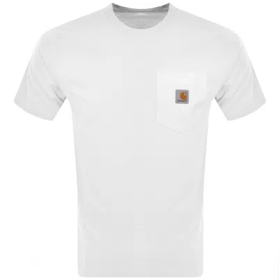 Carhartt Wip Pocket Short Sleeved T Shirt White