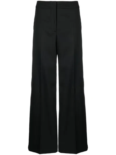 Calvin Klein Modular Tailored Wide Pant Clothing In Black