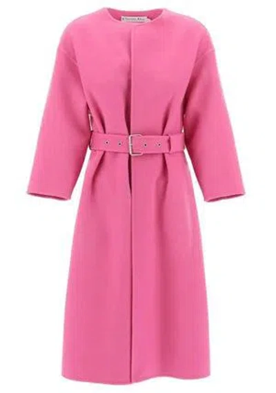 Dior Christian  Coat Clothing In Pink & Purple