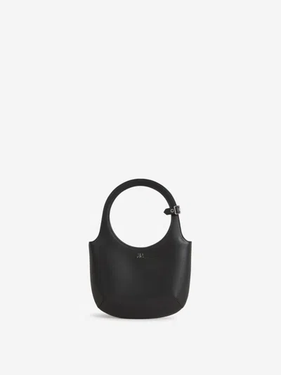 Courrèges Holy Leather Bag In Black