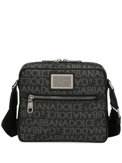 Dolce & Gabbana Small Messenger Bag In Black