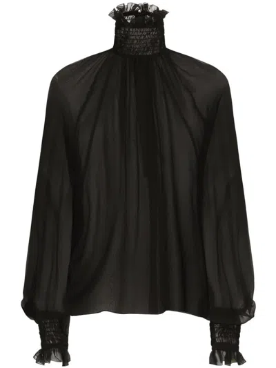 Dolce & Gabbana Blusa Clothing In Black