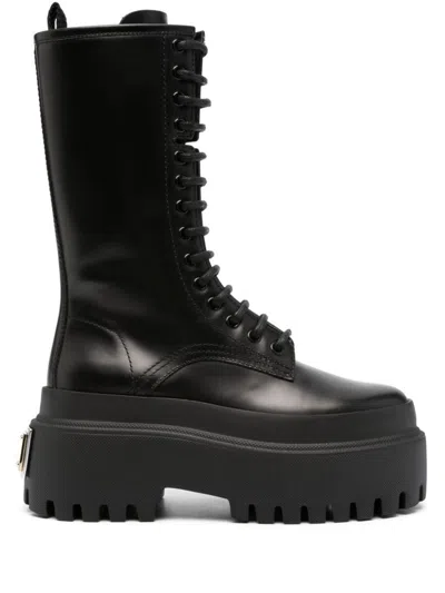 Dolce & Gabbana Boot Shoes In Black