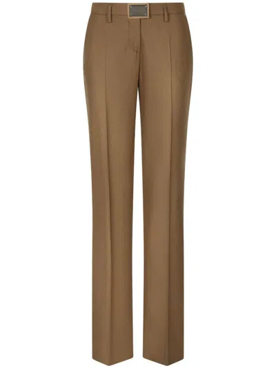 Dolce & Gabbana Trousers Clothing In Brown