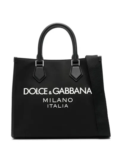 Dolce & Gabbana Shopping  Bags In Black