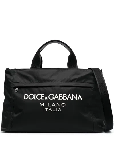 Dolce & Gabbana Shopping  Ny+vit. Bags In Black