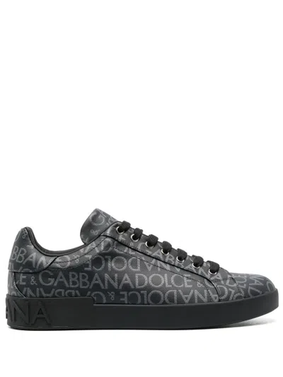 Dolce & Gabbana Sneakers Shoes In Black