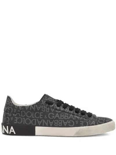 Dolce & Gabbana Sneakers Shoes In Black