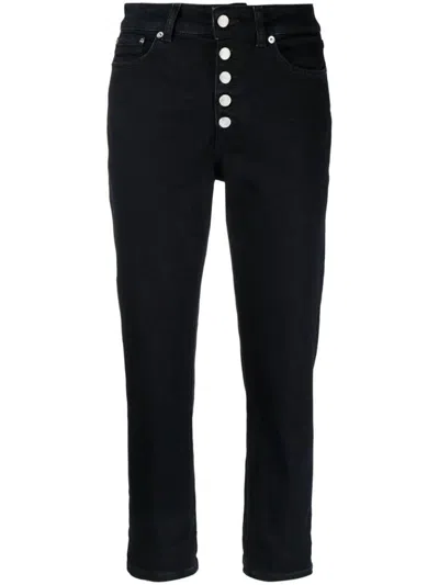 Dondup Koons Jewel Trousers In Black