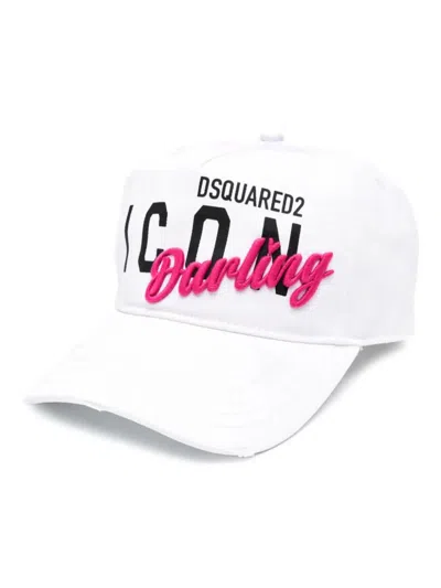 Dsquared2 Baseball Cap Accessories In White