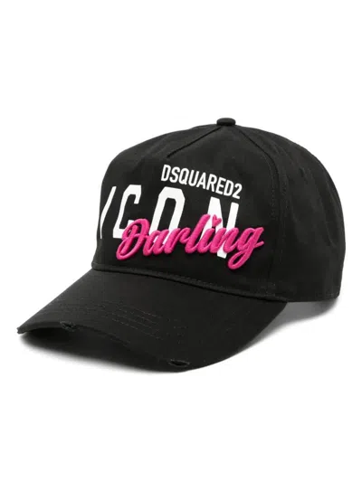 Dsquared2 Baseball Cap Accessories In Black